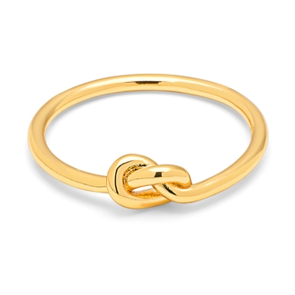 Lulu Copenhagen Love Knot Ring Guld